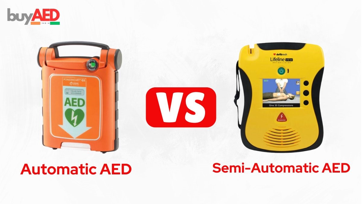 difference between automatic and semi-automatic AED