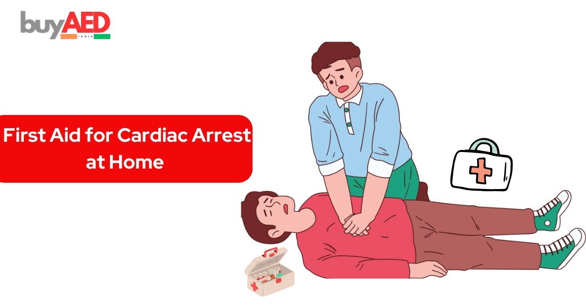 First Aid for Cardiac Arrest at home: Buy AED India